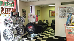 Johnny Myers Shop with Classic Car